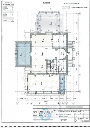 План реконструкции этажа жилого дома